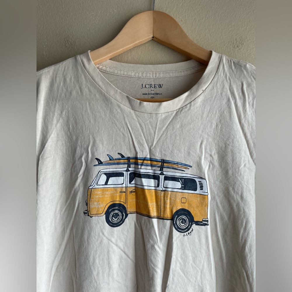 New J.Crew Men Graphic Design T-shirt Size Medium - Picture 2 of 10